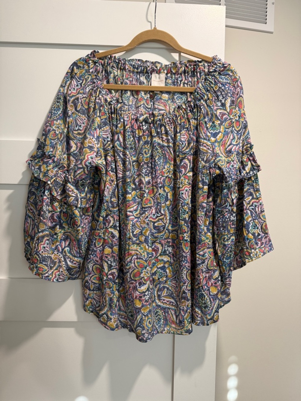 Zac & Rachel Multicolor Paisley Blouse